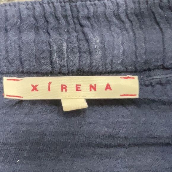 Xirena 100% Organic Cotton Gauze Navy Tegan Skirt with Pockets Size M - Picture 7 of 10